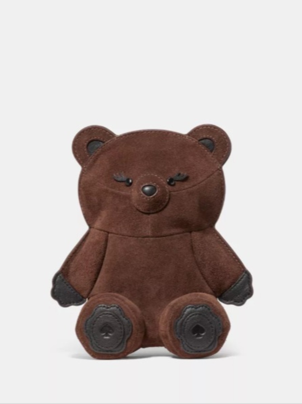 Kate spade Plush Brown Monsters Teddi Bear Mini Bag - Picture 3 of 10